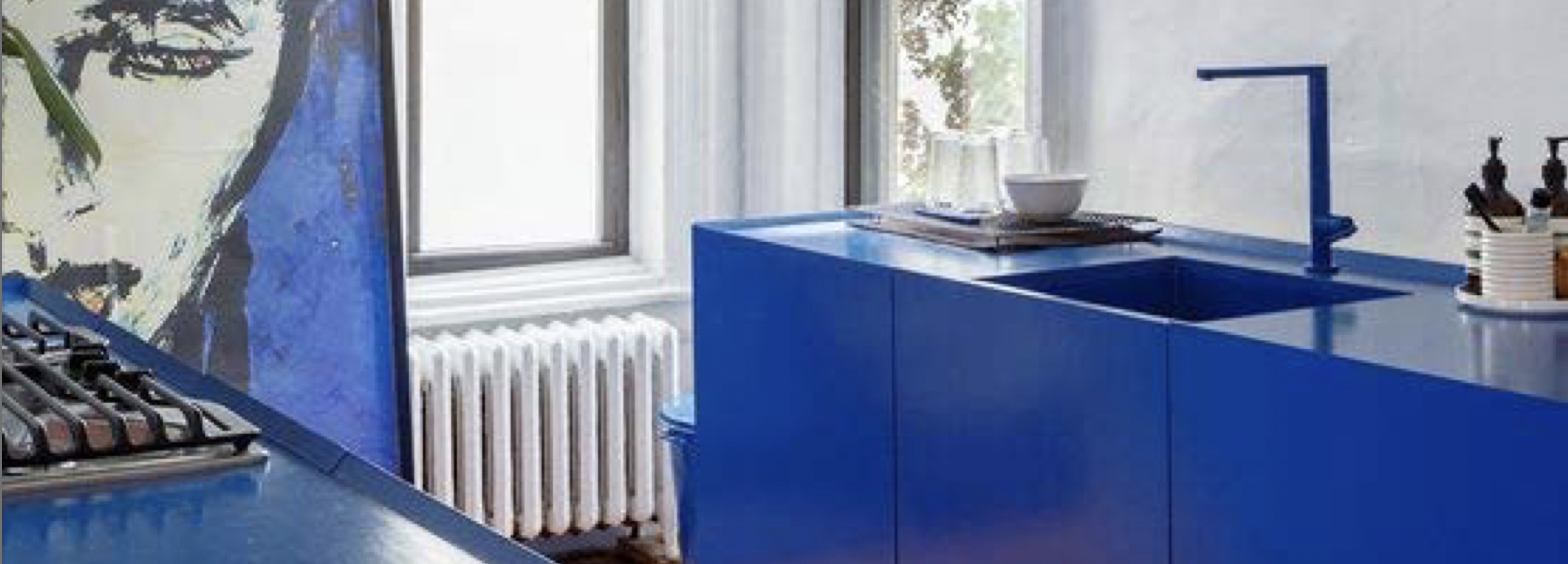 Blue is the latest kitchen trend